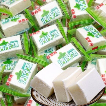 薄荷清凉糕1000g传统手工糕点潮糕点心湖南特产零食儿时回忆