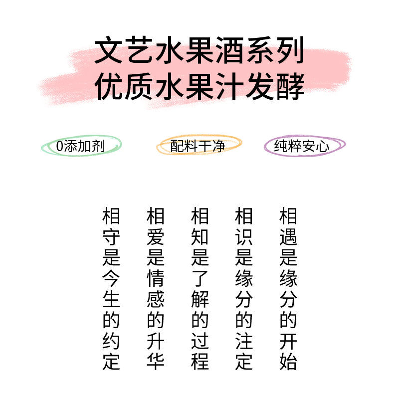 微醺果酒女士低度甜酒遇见梅子酒蜜桃山楂伴手礼订婚摆台酒