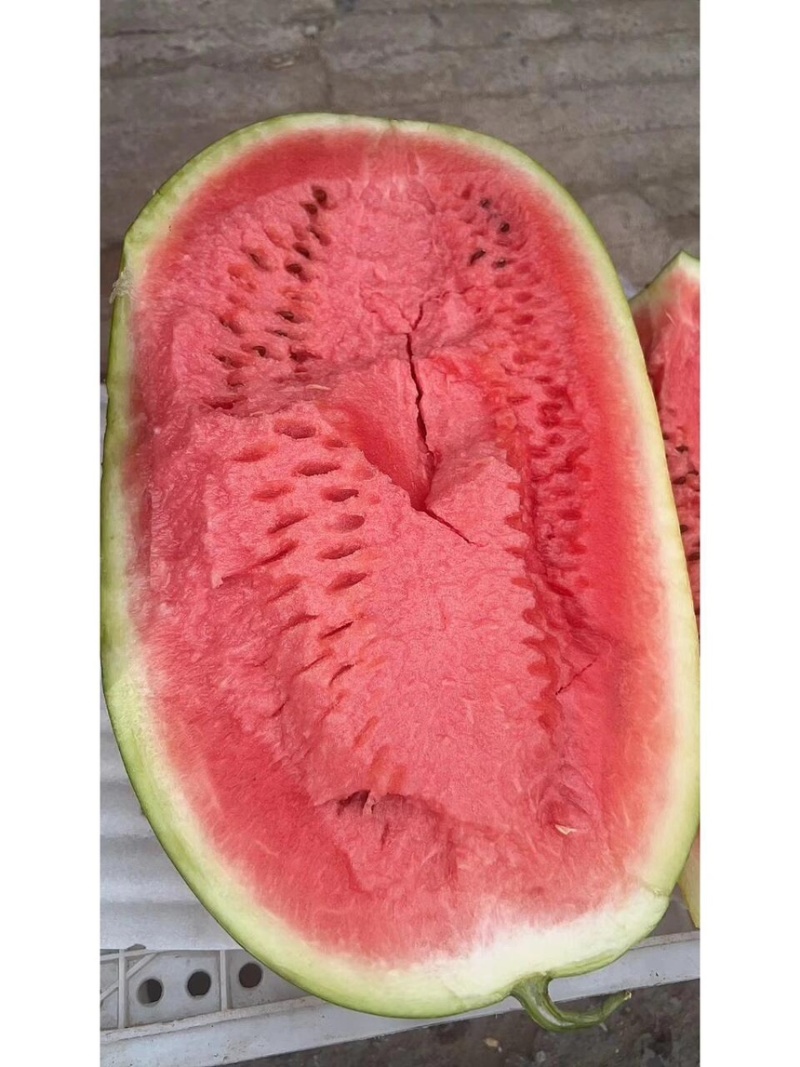 宁夏硒砂瓜石头瓜金花双红瓤薄皮超甜质量保障产地直采