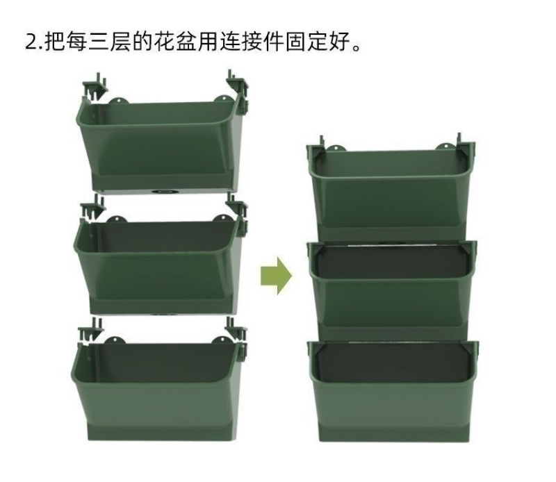 森林盒子1平植物墙组合花架阳台种植花盆套装定时自动滴灌