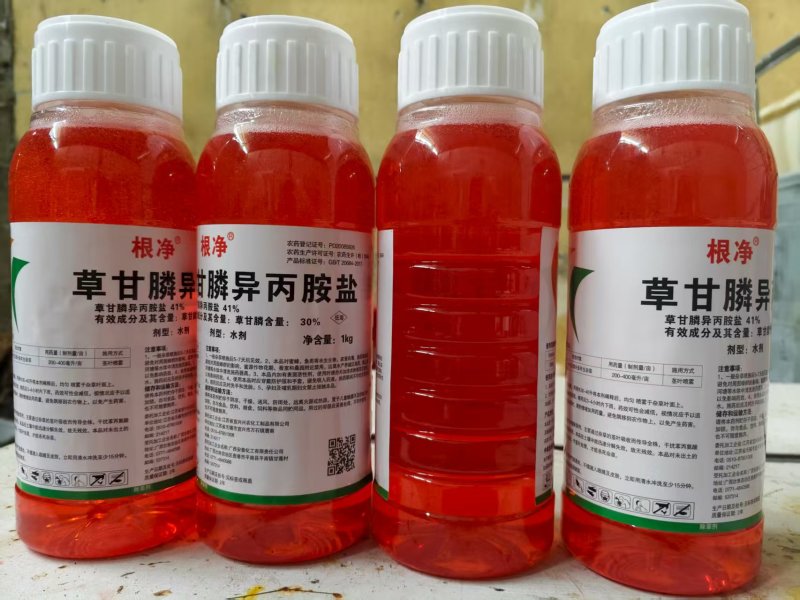50斤大桶草甘膦%41高端产品高浓度草甘膦除草剂桶装一扫
