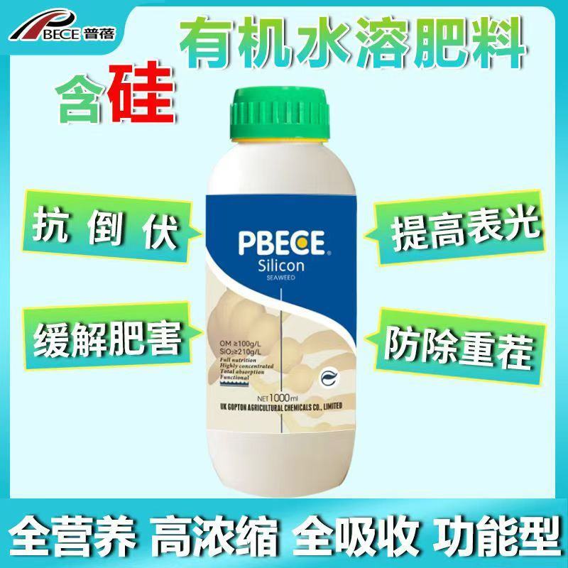 进口叶面肥水溶硅肥冲施硅肥抗倒伏酸性硅肥厂家批发