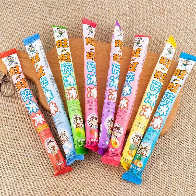 3-5月旺旺碎冰冰78ml混合口味碎冰冰整箱水果味乳饮料冰淇