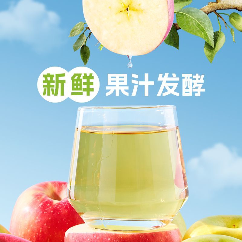 和丝露488ml苹果醋低糖玫瑰经典口味5瓶装