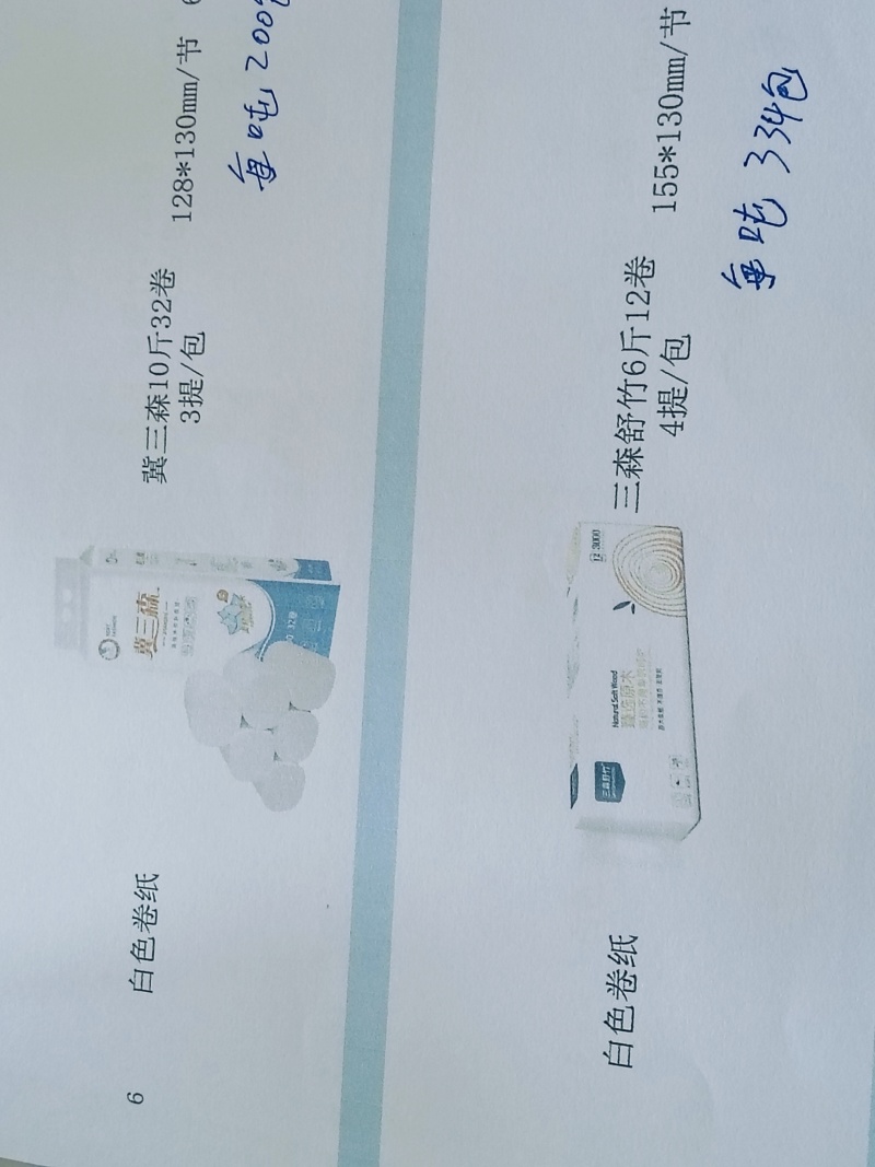 三森纸业，卫生纸批发