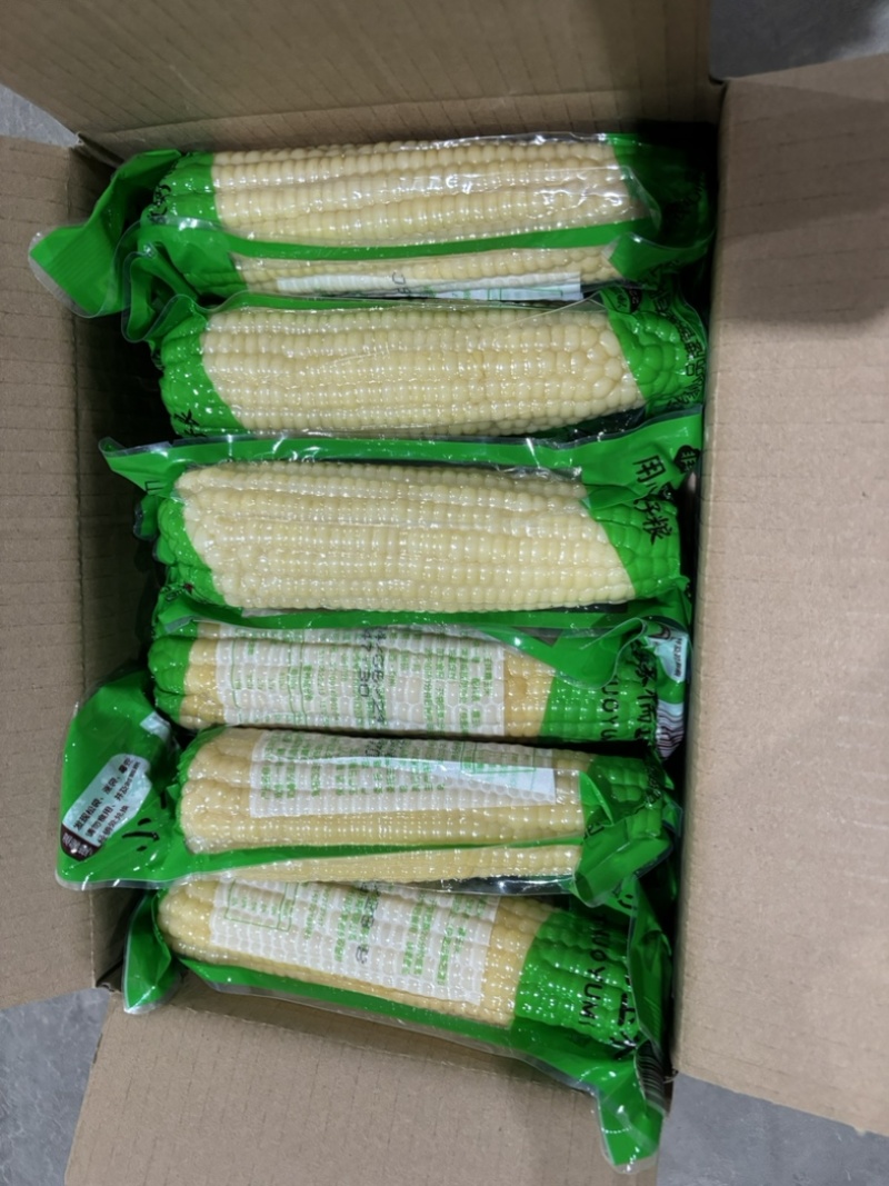 厂家直销真空甜糯玉米220g以上一级品工厂出货