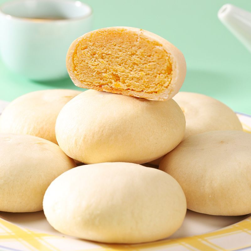 千丝绿豆饼整箱500g闽南小吃馅饼干早餐面包蛋糕点休闲解馋零
