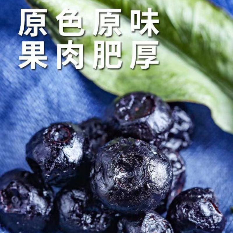 真【无糖】大兴安岭野生蓝莓干***果干渍烘焙孕妇蓝梅干果