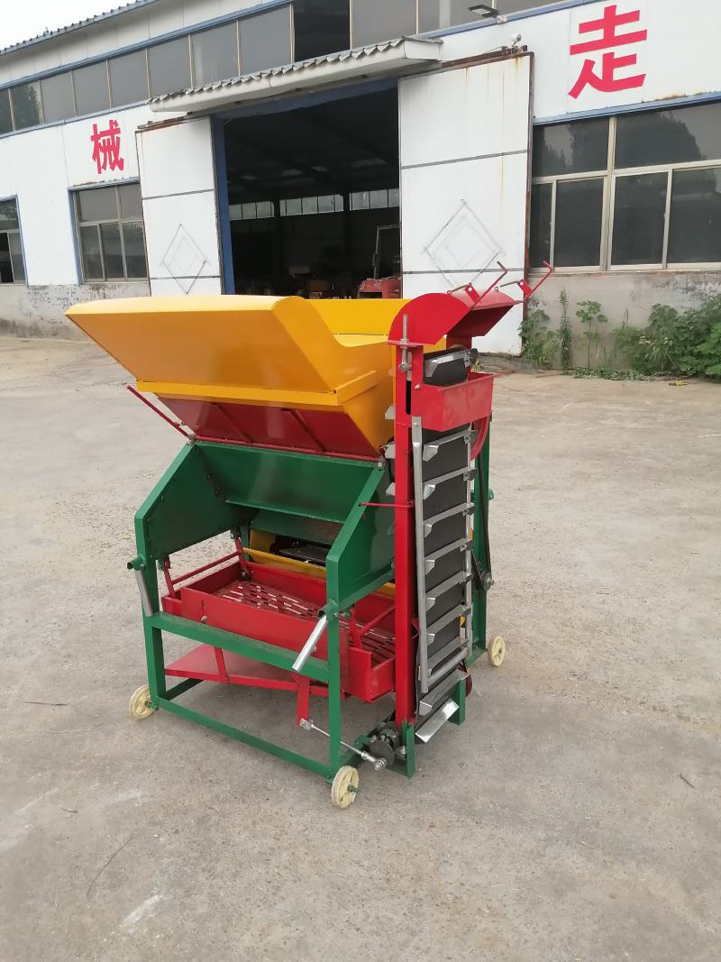 花生摘果机#干湿两用花生秧果分离机#自动装袋摘果机