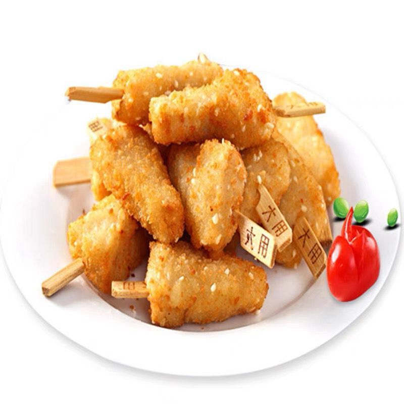 大用芝麻鸡柳金甲鸡油炸小吃黄金三角鸡肉冷冻川香食品