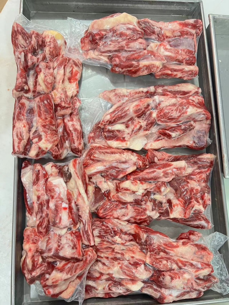牛肋条腹肉条谷饲版烧烤烧鸟店穿串必备食材