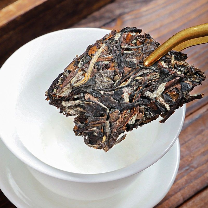政和老白茶老寿眉陈香古树荒野白茶2019年茶叶茶饼300克
