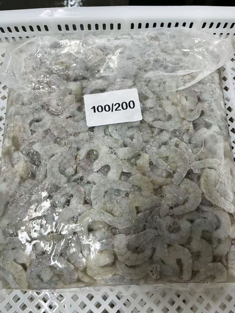 原汁无泡发虾仁新鲜片冻虾仁商用厂家批发