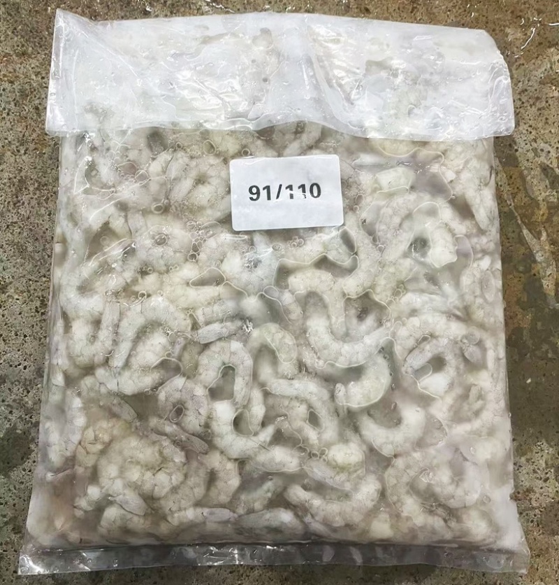 原汁无泡发虾仁新鲜片冻虾仁商用厂家批发