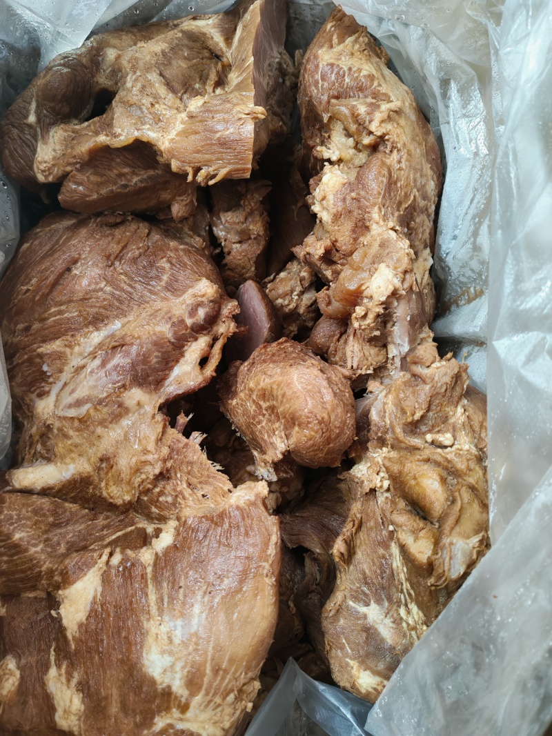 【猪头肉】酱色熟猪前驳