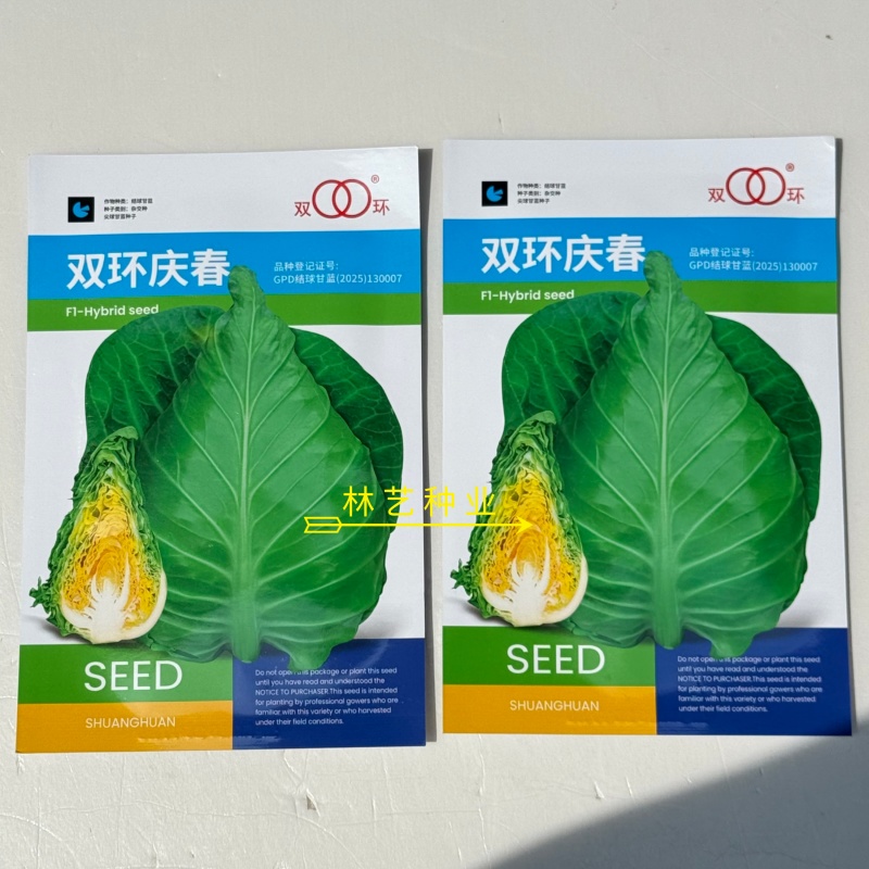 双环庆牛心春甘蓝种子优质早熟高产抗病商品性佳
