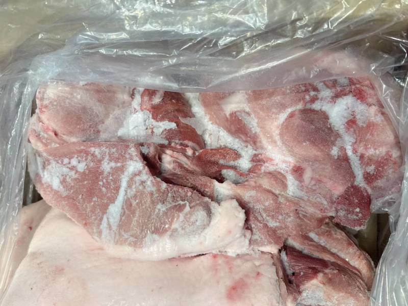 国产膘猪去皮膘四号肉超吗箱装