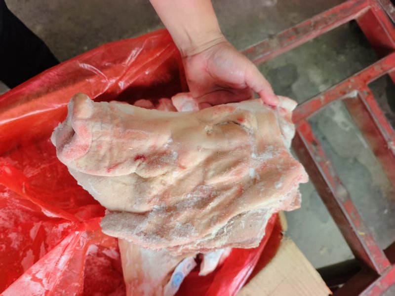 鸿运当头，生猪头，精修无毛，带大核桃肉