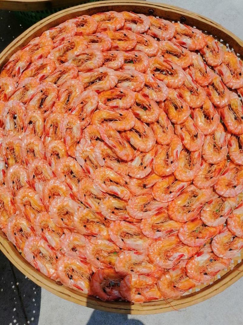 农家手工阳光慢晒无盐天然***宝宝辅食级虾干