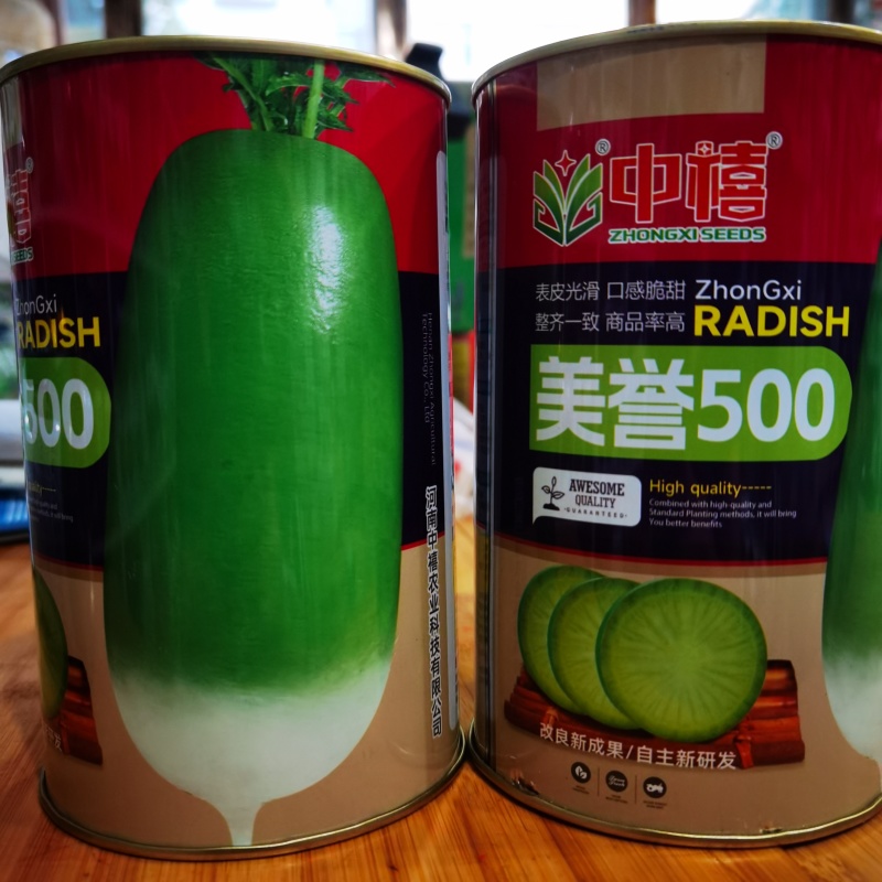 郑研玉冠、美誉500、华洲玉萝萝卜种子根型美观皮色亮绿口