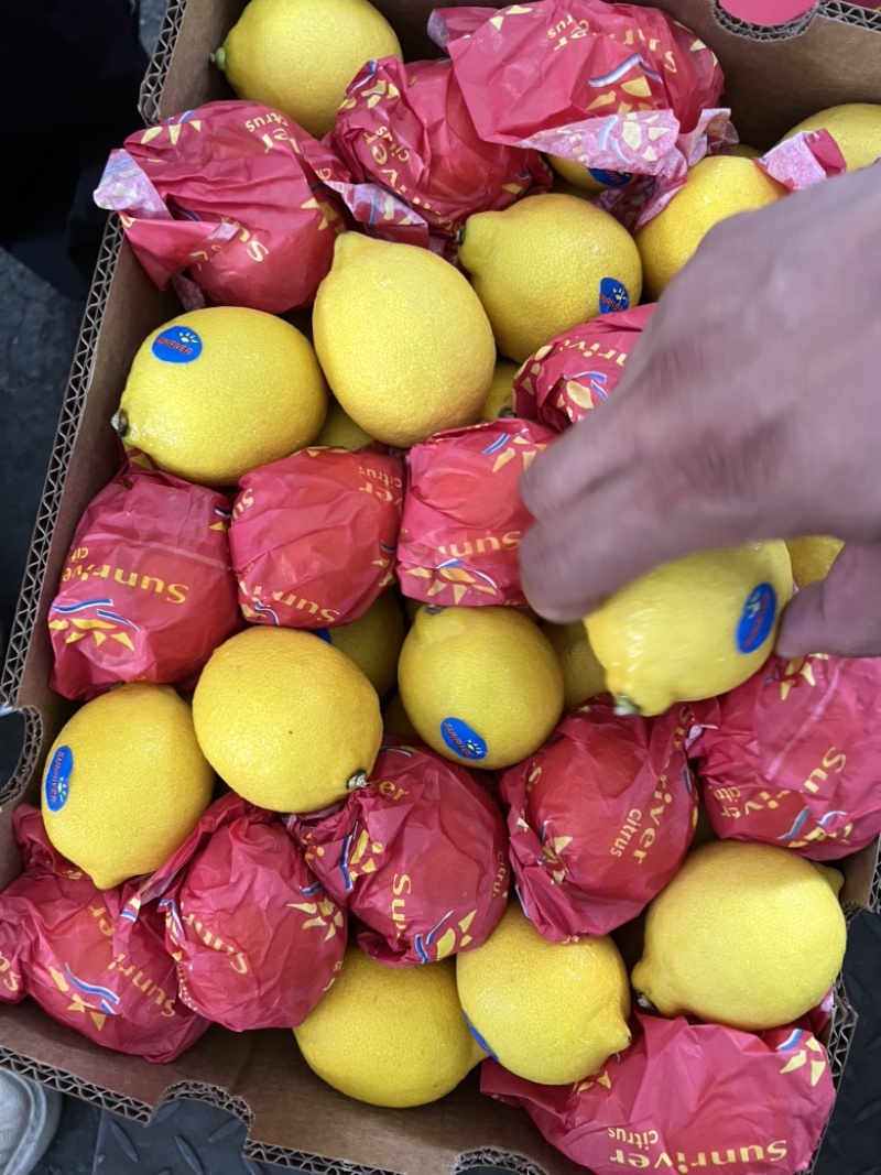 南非柠檬进口黄柠檬尤力克精品柠檬