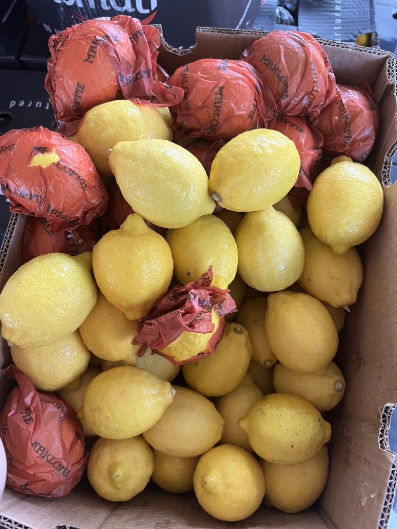 南非柠檬进口黄柠檬尤力克精品柠檬