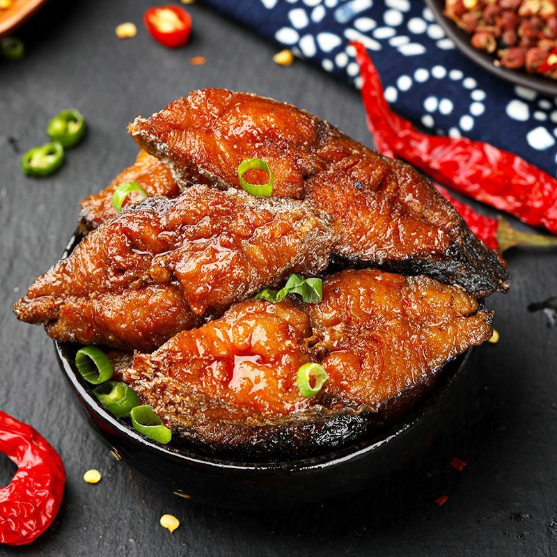 老杜上海特产熏鱼200g*3袋熟食即食酥鱼爆鱼凉菜下酒菜美食