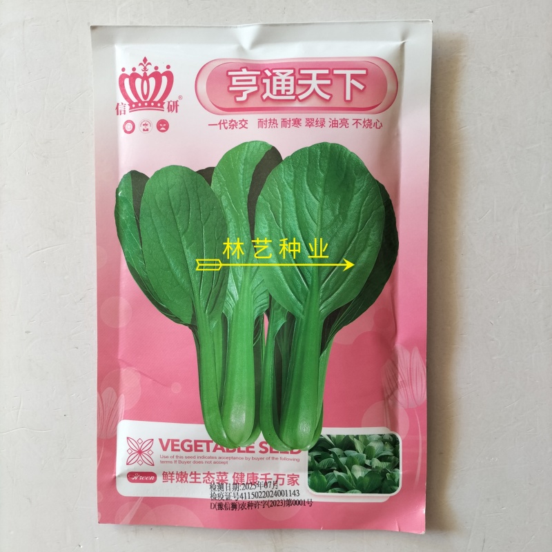 信研亨通天下小青菜种子杂交一代新品种耐热抗病外形优美蔬菜