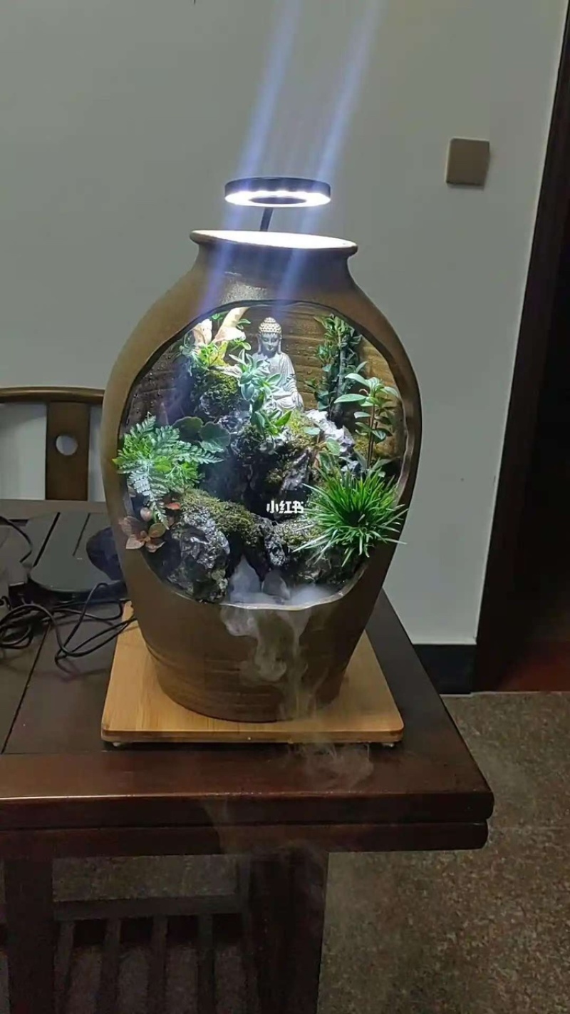 精品推荐茶室摆件微景观，手工制作支持定制工艺品