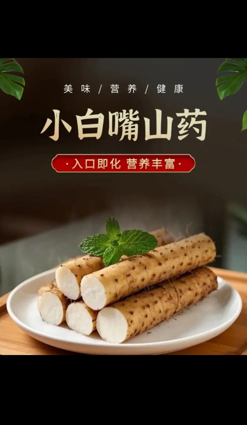 小白嘴山药产地直供，对接全国各大批发市场超市，电商团购。