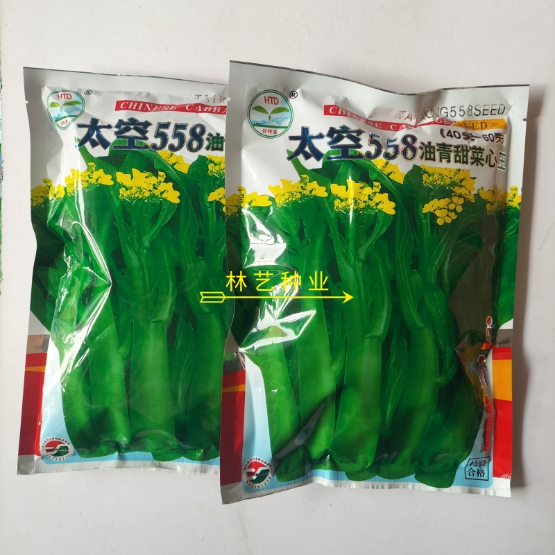 太空558油青甜菜心王40-60天油绿甜菜苔尖叶菜心菜场