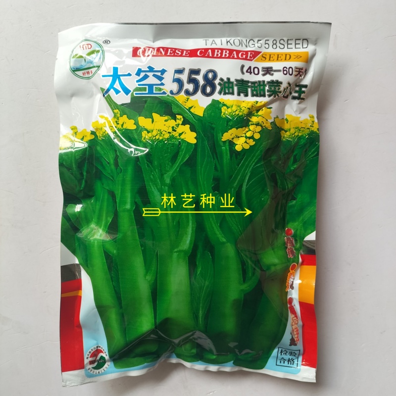 太空558油青甜菜心王40-60天油绿甜菜苔尖叶菜心菜场