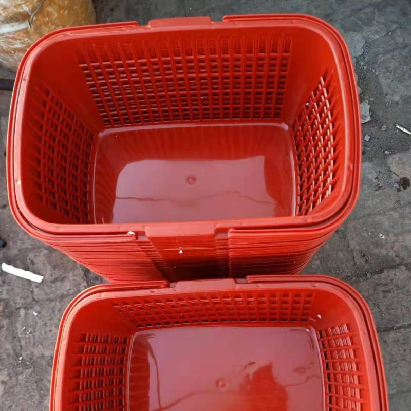 12斤装带卡扣盖子水果筐