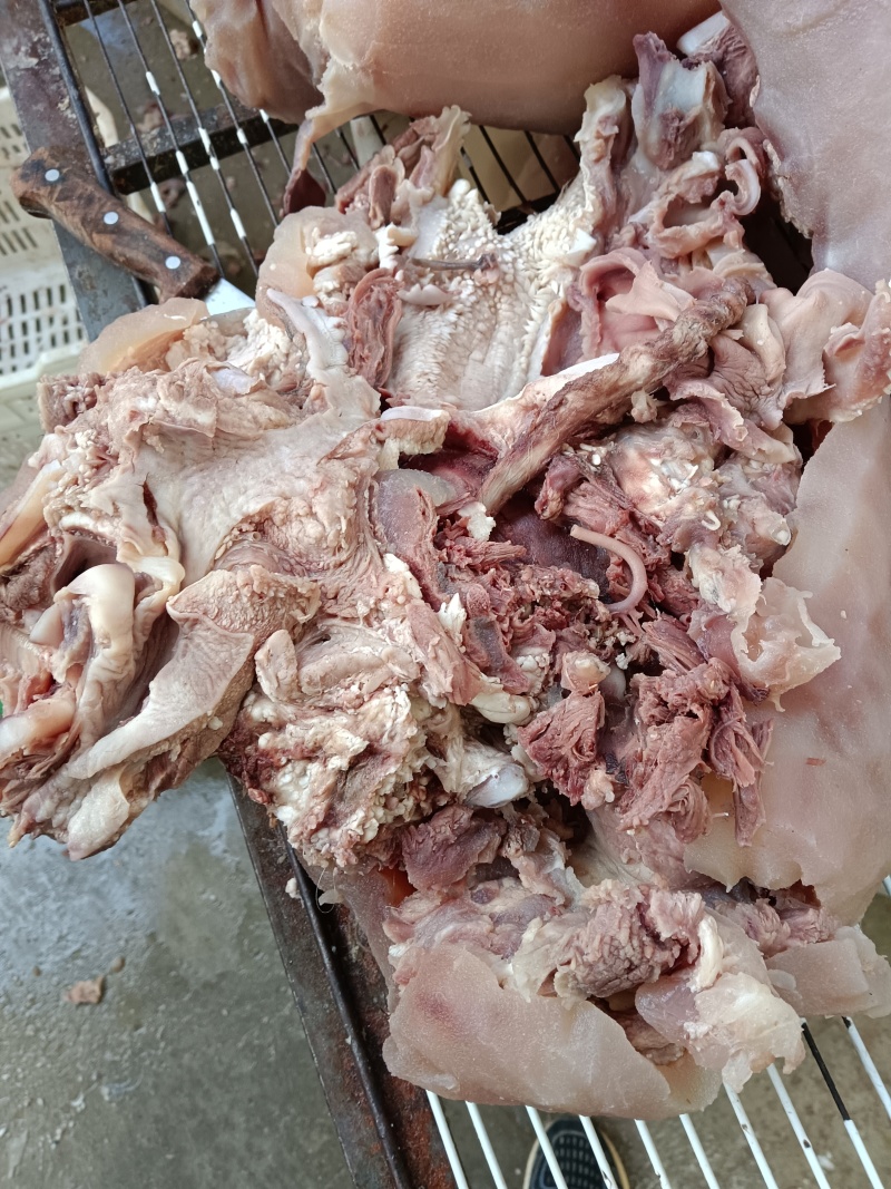 带皮牛头肉，纯手工退毛，刀削工艺，全面大量现货