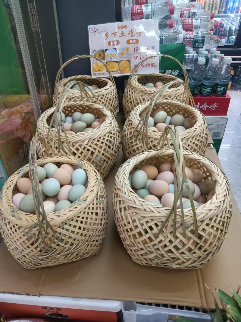纯手工编织竹篮
