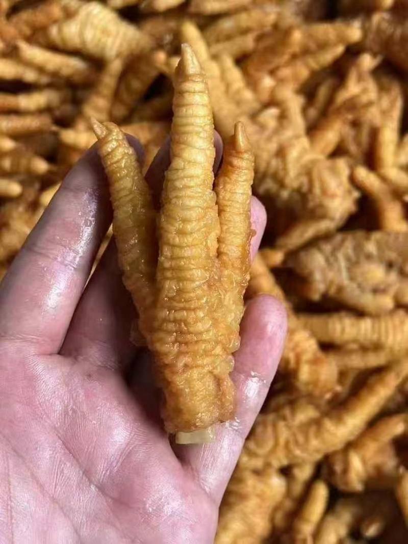 虎皮鸡爪，个头大，开袋即卖，