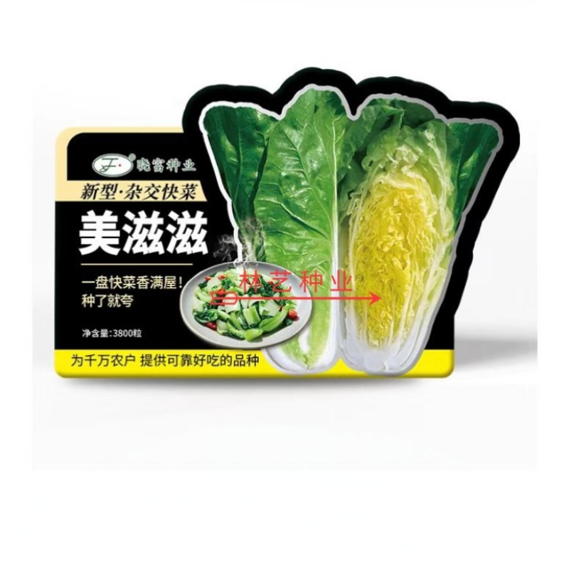 美滋滋快菜种子新品种耐热耐湿浓绿色耐捆扎小白菜四季