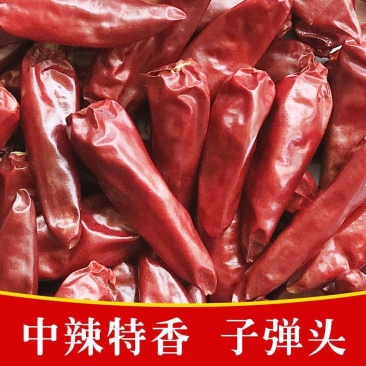 河南子弹头辣椒干香辣中辣辣椒无硫***剂