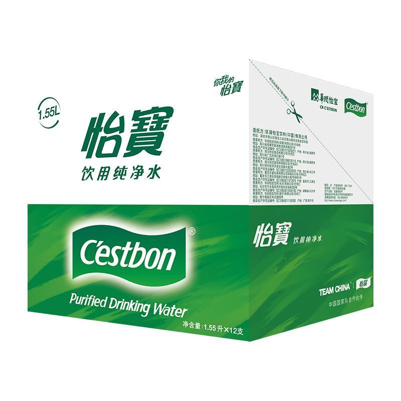 【怡宝】怡宝饮用纯净水12瓶×1.55l
