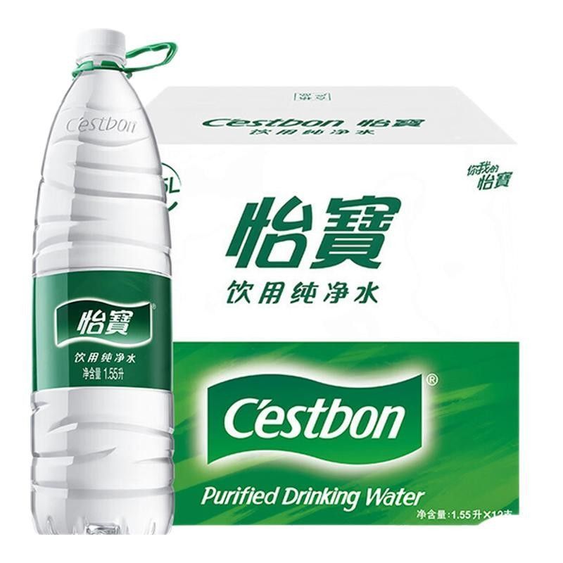 【怡宝】怡宝饮用纯净水12瓶×1.55l