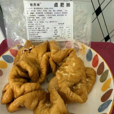 全熟卤肥肠去油90开袋加热就可食用商用批发