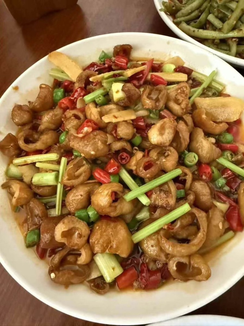 全熟卤肥肠去油90开袋加热就可食用商用批发