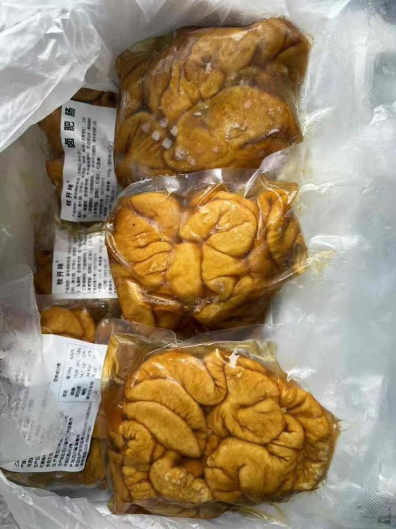 全熟卤肥肠去油90开袋加热就可食用商用批发