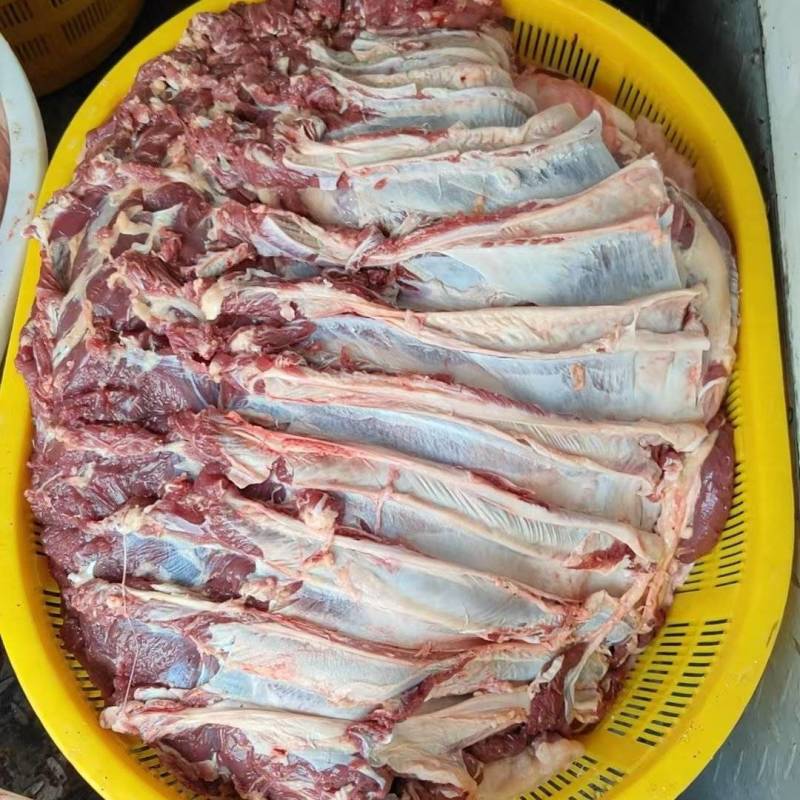 【牛肋条肉】当地草原黄牛的去骨肋排肉！鲜干速冻！六斤一盒