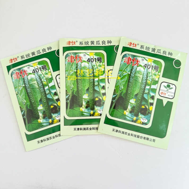 津优401黄瓜种子天津科润牌春秋播抗霜霉病短把绿肉短刺