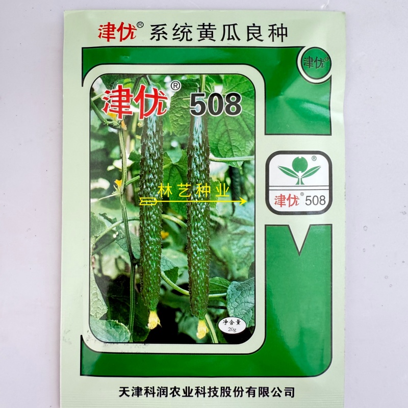 津优508黄瓜种子天津科润牌丰产抗病短瓜把绿肉短刺耐热