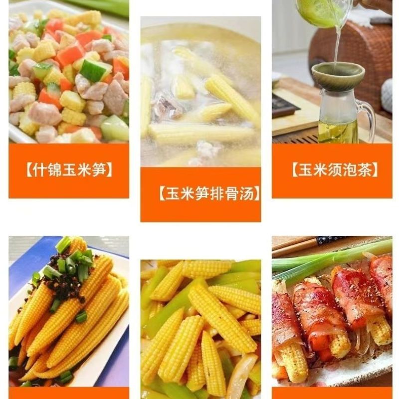 新鲜甜玉米笋鲜嫩蔬菜水果小玉米棒玉米芯非转基因新鲜商用现摘