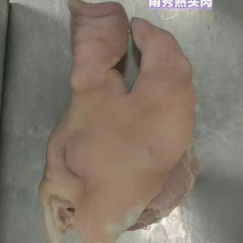 雨秀猪头肉，干净无毛品质非常好，能和雨秀比较品质的厂家不