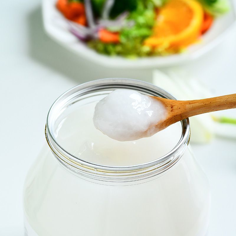 海南椰子油食用油鲜冷压初榨天然护发肤卸妆纯mct生酮