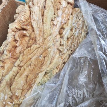 原色纯干去油85，预煮猪大肠